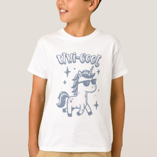 Unieke Cool Eenhoorn Pret Kunst T-shirt