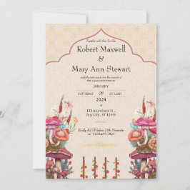 Unieke Cottagecore bruiloft uitnodigingen