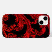 Unieke cover ombre Red Design iPhone Case (Achterkant (horizontaal))