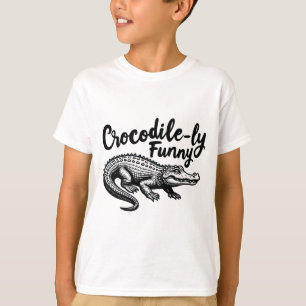 Unieke Crocodile T-Shirt leuke Graphic