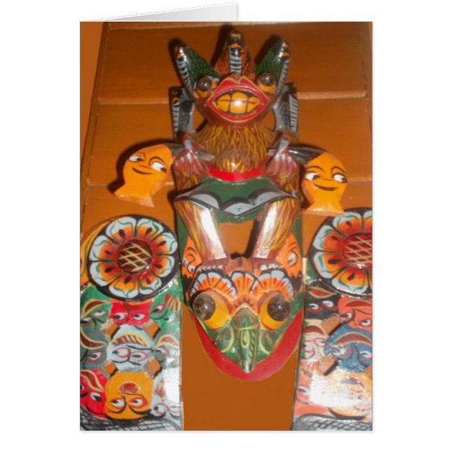 Unieke culturele kunst - Sri Lankaans/Indonesisch  (Voorkant)