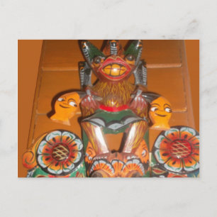 Unieke culturele kunst - Sri Lankaans/Indonesisch  Briefkaart
