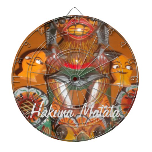 Unieke culturele kunst - Sri Lankaans/Indonesisch Dartbord (Voorkant)