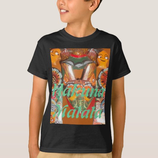 Unieke culturele kunst - Sri Lankaans/Indonesisch T-shirt (Voorkant)