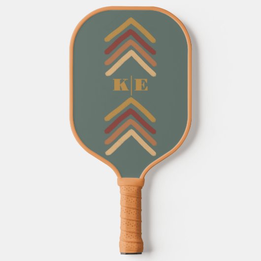 Unieke Custom Monogrammed Pickleball Paddle (Voorkant)