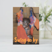 Unieke Cute Housewarming Invite Kaart (Staand voorkant)