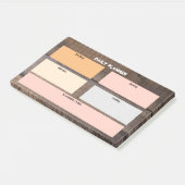 Unieke dagelijkse Rustic Organizer-dingen om een l Post-it® Notes (Schuin)