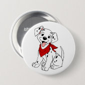 Unieke Dalmatische Hond Design Button (Voorkant /achterkant)