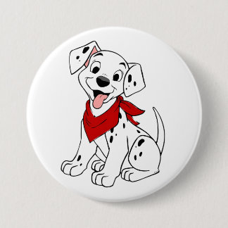 Unieke Dalmatische Hond Design Button