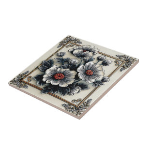 Unieke decoratieve cottagecore boerderij in vintag tegeltje