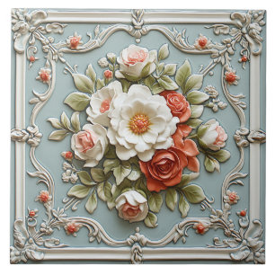 Unieke decoratieve vintage cottagecore boerderijst tegeltje