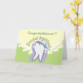 Unieke Dental Assistant-cadeaus Kaart (Gele Bloem)