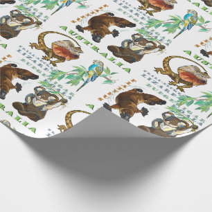 unieke dieren uit Australië Cadeaupapier