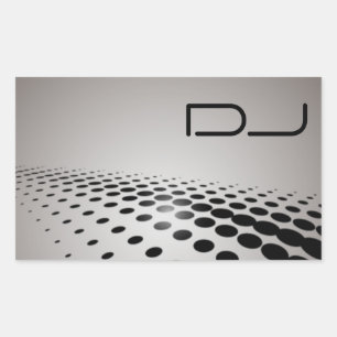 Unieke DJ-Sticker Rechthoekige Sticker
