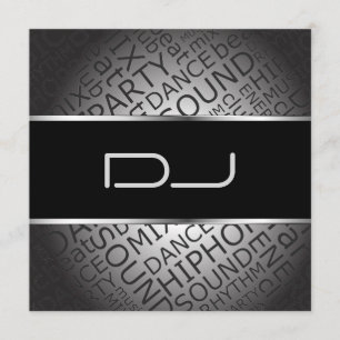 Unieke DJ Uitnodiging