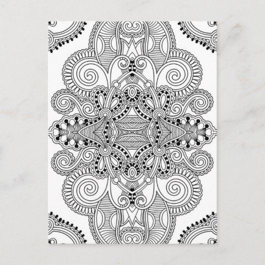 Unieke doodle briefkaart (Voorkant)