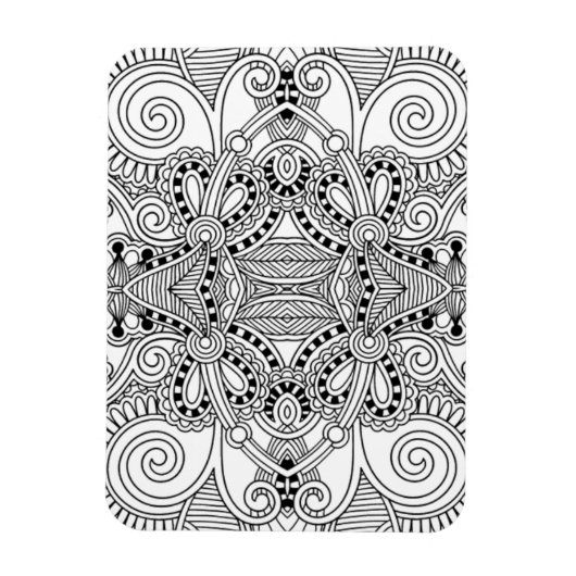Unieke doodle magneet (Verticaal)