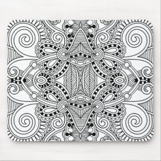 Unieke doodle muismat