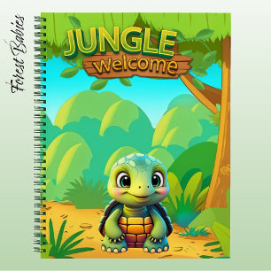 Unieke Doosschildpad Bosland Wilde Natuur 🐢 Notitieboek