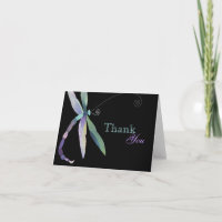 Unieke Dragonfly Business Dank u kaart