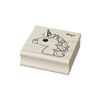 Unieke eenhoorn stempel - verjaardagen, traktaties