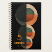 Unieke elegante Boho aangepaste planner (Voorkant)