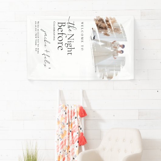 Unieke En Elegante Proefavond Welcome Spandoek (Insitu)