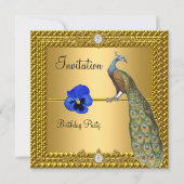 Unieke en legante gouduitnodiging en uitnodiging t (Voorkant)