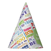 Unieke en speciale 100e verjaardag feestartikelen feesthoedjes (Links)