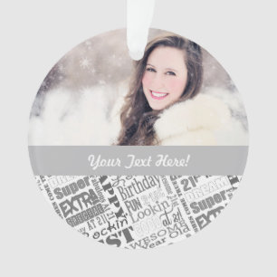 Unieke en speciale 21e verjaardag feestartikelen ornament