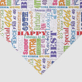 Unieke en speciale 40ste verjaardagsfeestgeschenke tissuepapier (Detail)