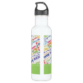 Unieke en speciale 40ste verjaardagsfeestgeschenke waterfles (Achterkant)