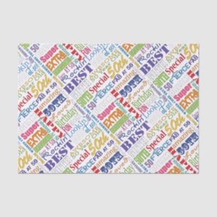 Unieke en speciale 50e verjaardag feestartikelen tissuepapier