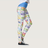 Unieke en speciale 75e verjaardag feestartikelen leggings (Rechts)