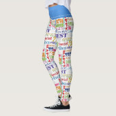 Unieke en speciale 75e verjaardag feestartikelen leggings (Links)