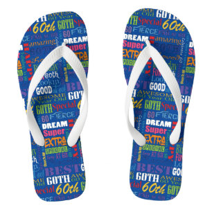 Unieke en speciale cadeautjes van de 60e verjaarda teenslippers