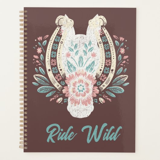 Unieke Equestriële Boho Planner (Voorkant)