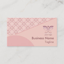 Unieke Feminine Geometric Pattern QR Code Logo