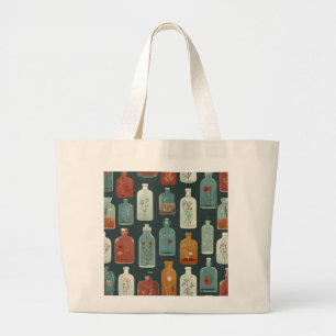 Unieke fleskunst grote tote bag
