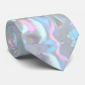 Unieke formele Moeder van Parel Abalone Stropdas (Opgerold)