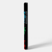 Unieke Fun Herhalingsnamen op zwart, speciaal gepe Case-Mate iPhone Case (Achterkant / Links)