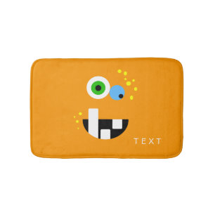 Unieke Funny Crazy Oragne Monster Badmat
