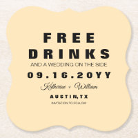 Unieke Funny Free Drinken sparen de datum