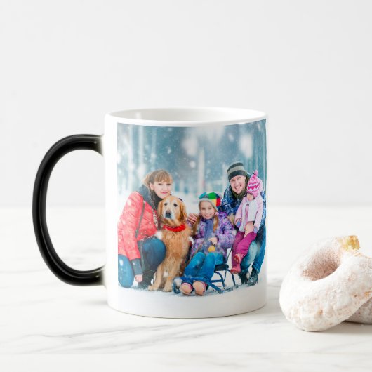 Unieke gave | met heet water vullen om afbeelding  magische mok (Met donut)