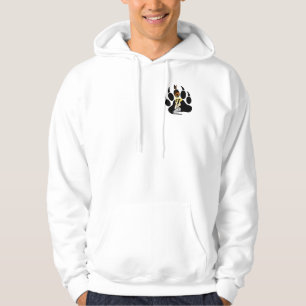 Unieke Gay Beer Klauw met liberty Fleece Zip Hoodi Hoodie