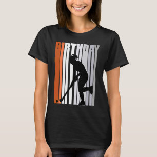 Unieke geel-retrohockey-cokeytinemanagers t-shirt