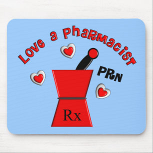 Unieke geschenken van de "Love A Pharmacist PRN" Muismat