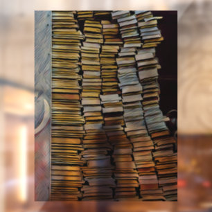 Unieke geschenken voor boekliefhebbers raamsticker