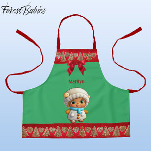 Unieke Gingerbread Meisje Cookie Graphic Schort