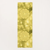 Unieke Gold Chakra Pattern Zen Meditation Yogamat (Achterkant)